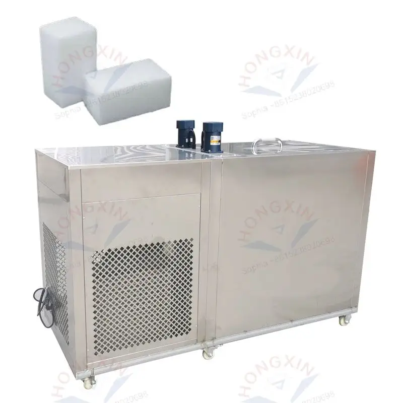 Otomatik tüp buz yapma makinesi/gıda soğutma için endüstriyel buz makinesi