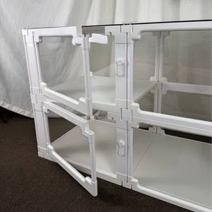 Corralito para Mascotas Moderno, Transparente y Seguro, Móvil, de 40 cm para Uso en Interiores con Perros Pequeños - Product Image 2