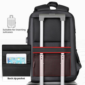 Mochila de lujo con logotipo personalizado de negocios, impermeable, para hombres, Escuela Universitaria, estudiante, viaje, portátil, mochilas, bolsas, mochila para hombres - Product Image 2