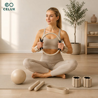 Haltères personnalisés en silicone avec noyau en fer, anneaux de yoga, poids pour poignets et chevilles, kit Pilates, haltères pour femmes