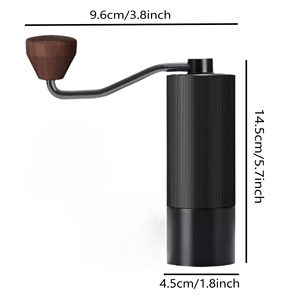 Manual Coffee Grinder Stainless Steel Conical Burr Coffee Grinder with Adjustable Setting Double Bearing - Product Image 5