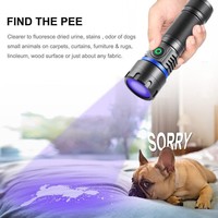Lampe torche UV 60W UV365 pour la détection des taches de sang d'animaux domestiques, gradation progressive, lumière UV spécialisée pour l'authentification et le camping