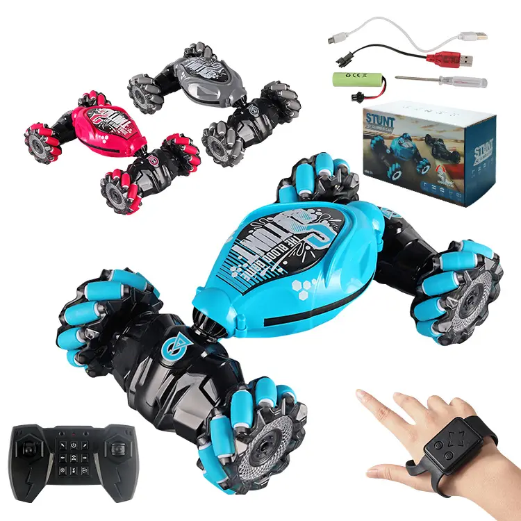 Kids Toys Rc 2.4g Hand Gesture Electric Car with Remote Control Racing Car 4wd High Speed Drift 360-degree Rc Stunt Sports Car