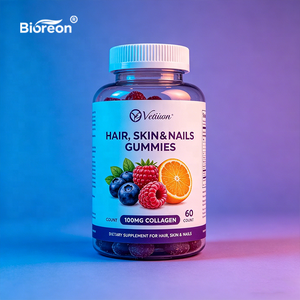 Gummies à la biotine 6000 mcg pour cheveux, peau et ongles pour adultes, compléments de vitamines C et <span class=keywords><strong>E</strong></span> pour des cheveux magnifiques, une peau éclatante et des ongles sains - Product Image 1