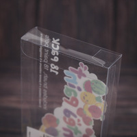 Boîte d'emballage jetable transparente en PET/PP/PVC de forme carrée, modèle SD-016, personnalisable pour l'impression