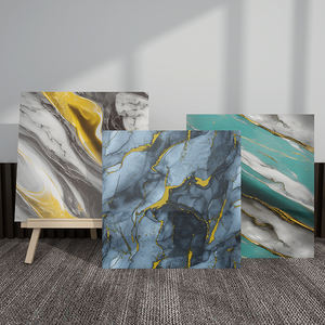 Papier Peint 3D Effet Carrelage Marbre pour <span class=keywords><strong>Salle</strong></span> <span class=keywords><strong>de</strong></span> <span class=keywords><strong>Bain</strong></span>, Autocollant Mural en <span class=keywords><strong>PVC</strong></span> Adhésif Décoratif Décollable et Repositionnable pour Cuisine - Product Image 4