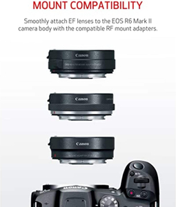 Appareil photo hybride EOS R6 Mark II avec objectif RF24-105mm F4-7.1 <span class=keywords><strong>STM</strong></span>, kit plein format, capteur CMOS 24,2 MP, capture vidéo, image électronique - Product Image 5