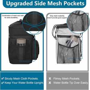 Double Deck <b>Insulated</b> <b>Lunch</b> <b>Box</b> Expandable Large <b>Lunch</b> Bag Leakproof Cooler Bag <b>Lunch</b> Pail for Men Women Adults Travel Daytrip - Product Image 6
