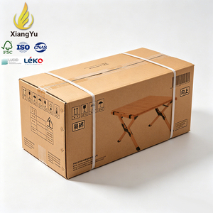 Scatola in <span class=keywords><strong>Cartone</strong></span> Ondulato Personalizzata per Imballaggio Tavolo da Campeggio Pieghevole, <span class=keywords><strong>Cartone</strong></span> Resistente per Spedizione Mobili da Esterno - Product Image 1