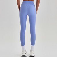 Leggings de yoga taille haute pour femme, effet seconde peau, séchage rapide, en Spandex/Nylon, longueur intégrale, effet push-up, vêtements de sport ODM