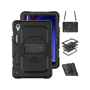Anti Drop 360 Rotation Main Bandoulière <span class=keywords><strong>Tablette</strong></span> Pad Cas Pour <span class=keywords><strong>Samsung</strong></span> Galaxy Tab S8 11 <span class=keywords><strong>Pouces</strong></span> <span class=keywords><strong>Protection</strong></span> Complète - Product Image 1