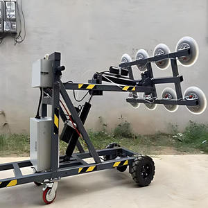 Chariot à ventouses pour verre, pour installation et transport en intérieur, chariot à ventouses électriques pour verre, mécanisme de levage - Product Image 6