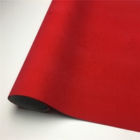 Film adhésif décoratif amovible en vinyle PVC souple de haute qualité Keynew 135*50cm, effet daim velours, pour changement de couleur de voiture