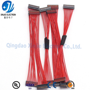 उल प्रमाणित कस्टम माइक्रो पिच वायर हार्नेस, सटीक इलेक्ट्रॉनिक्स के लिए माइक्रो कनेक्टर के साथ लाल अल्ट्रा-फाइन वायरिंग असेंबली - Product Image 2