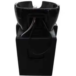 Fauteuil de spa et de barbier de luxe moderne, inclinable, avec bac à shampoing, assemblage portable pour salon de beauté, lit - Vente en gros - Product Image 4