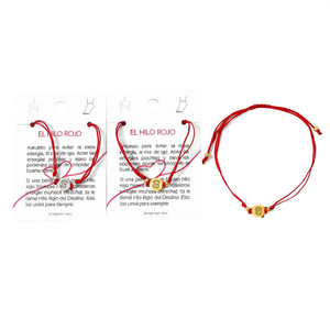 สร้อยข้อมือเชือกแดง Nz Hilo Rojo ทำจากสแตนเลสสตีล ทำด้วยมือ เพื่อความโชคดีและการป้องกัน - Product Image 2