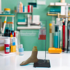 Modelo de entrenamiento de simulación de inyección intravenosa de Enfermería Médica DARHMMY para inyección de pie de extremidades inferiores - Product Image 4