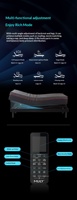 Lit intelligent électrique Dream Lily personnalisé, vente directe d'usine, avec matelas en mousse à mémoire de forme, hauteur réglable, moderne et ultra-confortable
