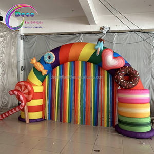 قوس حلوى قابل للنفخ ملون لزينة حفلات أعياد ميلاد الأطفال الجميلة - Product Image 2