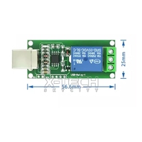 Module de relais 5V à 1 canal / Commutateur de contrôle USB / Commutateur de contrôle par ordinateur / Contrôle intelligent par PC