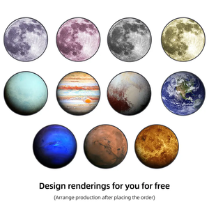 Lámpara Led decorativa de pared con diseño de Luna para el hogar, Mural artístico de estilo nórdico moderno con personalidad para sala de estar <span class=keywords><strong>y</strong></span> dormitorio - Product Image 6