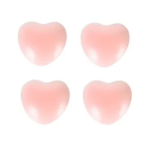 MEI XIAO TI Mini cubiertas de pezón de silicona encantadora flor corazón redondo silicona adhesivo pezón cubierta sujetador para mujer