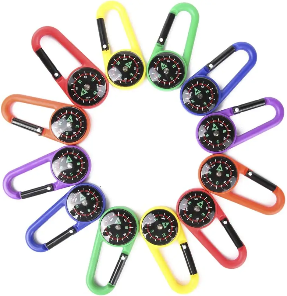 OEM design Multifunctional Compass 25L Mini Compass Multiple Colors Hook Magnetic Compass for outdoor