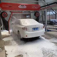 Machine de lavage de voitures professionnelle sans contact avec sécheurs d'air intégrés