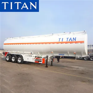 TITAN 3 Axles 40000/50000 Liters Oil/Fuel/Diesel/Gasoline/Crude/Water/Milk Transport Steel Tank/Tanker Monoblock Truck Trailer