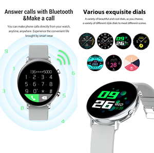 Đồng Hồ Thông Minh KW18, Đồng Hồ Theo Dõi Nhịp Tim SIM TF MTK2502, Đồng Hồ Đeo Tay Màn Hình Cảm Ứng BT - Product Image 3