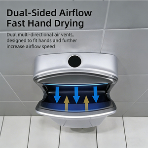 Secador <span class=keywords><strong>de</strong></span> Manos Compacto <span class=keywords><strong>de</strong></span> Alta Velocidad con Tecnología HEPA, Seca las Manos en 10 Segundos, para Hoteles y Uso Doméstico - Product Image 3