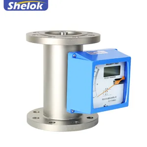 Shelok ad alta precisione Rotameter misuratore di portata in acciaio inox CO2 idrogeno Gas & gpl misuratore di portata dell'acqua OEM personalizzabile in cina