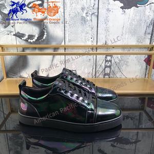 Zapatillas Casuales de Hombre Estilo Retro de Caña Baja con Cordones, de Cuero Genuino, Amortiguación Suave, Ligeras, Alta Calidad, Marca C-L Slow - Product Image 4