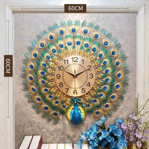 Reloj <span class=keywords><strong>de</strong></span> pared con diseño <span class=keywords><strong>de</strong></span> pavo real para decoración <span class=keywords><strong>de</strong></span> sala <span class=keywords><strong>de</strong></span> estar, cronógrafo Digital <span class=keywords><strong>de</strong></span> alta calidad, <span class=keywords><strong>de</strong></span> plástico, barato - Product Image 3