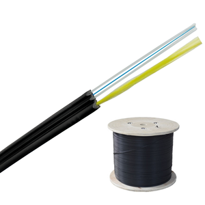 Câble à fibre <span class=keywords><strong>optique</strong></span> FTTH monomode intérieur/extérieur G652D/G657A1/G657A2 avec <span class=keywords><strong>fil</strong></span> d'acier autoportant - Product Image 4