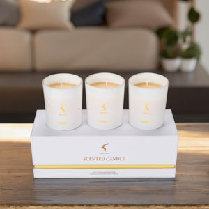 Vela de cera de soja aromaterapia aceite esencial Natural sin humo para meditación <span class=keywords><strong>velas</strong></span> perfumadas Venta caliente personalizable lujoso - Product Image 3