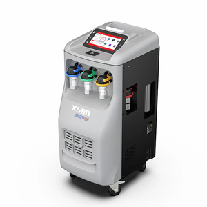 Entrega directa de fábrica R1234YF Sistema de <span class=keywords><strong>aire</strong></span> <span class=keywords><strong>acondicionado</strong></span> automotriz completo X580 Máquinas de refrigeración de carga y recuperación de estaciones de CA - Product Image 2