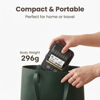 Imprimante d'étiquettes thermiques de 2 pouces à vitesse de 35-40 mm/s pour papier de 50 mm, avec batterie de 2000 mAh, sans encre, pour la création d'autocollants