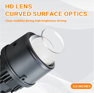 A80 Universal 3 pulgadas ventilador disipación tres colores 120W 12000LM LED proyector luces <span class=keywords><strong>antiniebla</strong></span> Bi LED 12V Led láser niebla para coche - Product Image 4