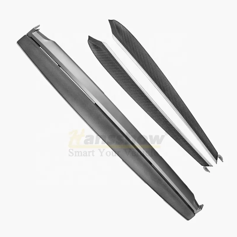 OEM Model 3/Y Real Carbon Fiber Dashboard Cover Front Door Trim Panel Replacement Kit For Tesla Model3/Y 2017-2022