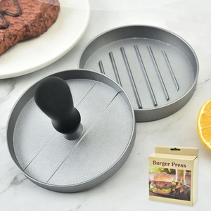 Novo Molde de Metal Antiaderente para Hambúrguer Smash <span class=keywords><strong>Burger</strong></span> com Base para Descongelamento de Carne e Churrasco - Product Image 1