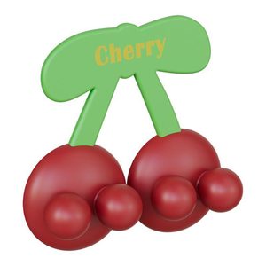 Wall Mounted Silicone <b>Toothbrush</b> <b>Holder</b> Banana Cherry Shape For Kids Bathroom Storage Rack - Product Image 2