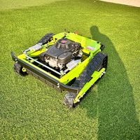 Haute efficacité automatique électrique zéro tour tondeuses à gazon équitation tondeuse télécommande sans fil moteur à essence Robot tondeuse à gazon
