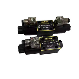 Válvula Direccional Youquen DSG-02-3C2-DL, Válvula Solenoide Hidráulica de Aceite, Rosca de 1/4 Pulgada, Acero al Carbono, Uso Industrial - Product Image 1