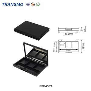 Emballage de maquillage miniature OEM et ODM, logo personnalisé de luxe avec miroir, boîte vide en plastique pour fard à paupières - Product Image 2