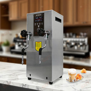 Caldera de Vapor para Tienda de Té de Burbujas, Cafetería, <span class=keywords><strong>Calentador</strong></span> de Agua, Válvula de Vapor de 360 Grados, Caldera de 12L de Capacidad, Espumador de <span class=keywords><strong>Leche</strong></span>, <span class=keywords><strong>Calentador</strong></span> de 110V 220V - Product Image 1