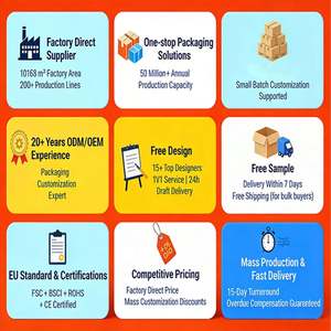 Cajas de Regalo Magnéticas de Lujo para Joyería, Cajas de Papel para Joyería de Alta Gama, Personalizadas, para Negocios o Regalos, con Tapa Magnética Abatible - Product Image 4