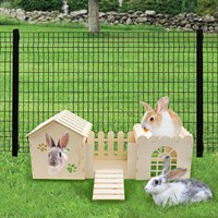 Maison de cachette en bois moderne pour lapin de grande taille, château en bois pour petits animaux, cage, maison de jeu pour lapin, habitat pour lapin nain, cochon d'Inde