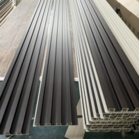 Nuevo precio de fábrica plástico WPC revestimiento laminado hoja WPC panel de pared interior en interior