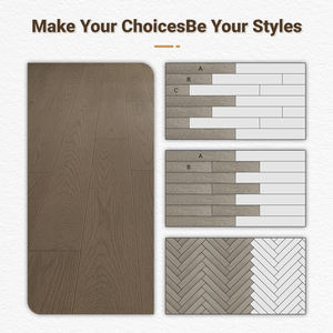 พื้นไม้เอ็นจิเนียร์คอมโพสิตสำหรับระเบียง ดีไซน์ใหม่ ลายฮิคกอรี่ ไวนิล ไม้จริง - Product Image 5